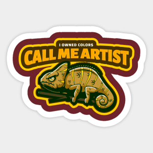 I Owned Colors - Call Me Artist Sticker